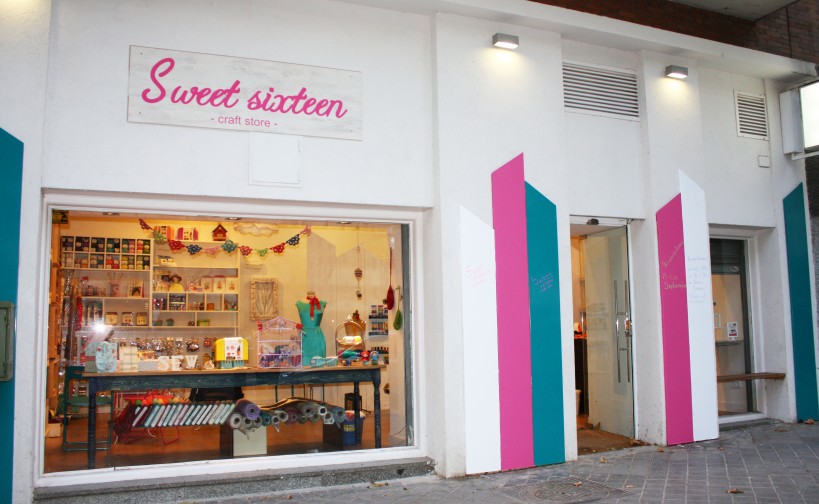 Tienda taller Sweet sixteen craft store Madrid